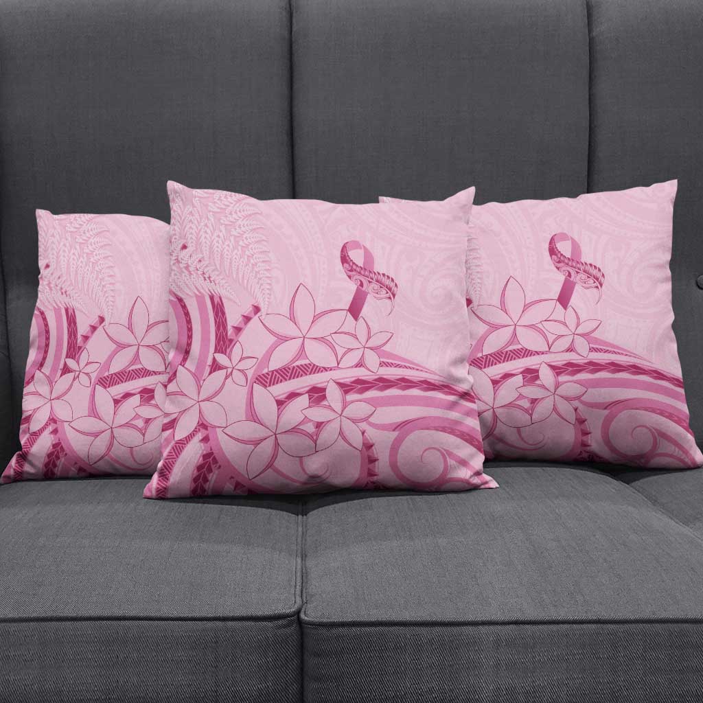 Aotearoa Maori Pillow Cover Pink Fern Ribbons - Aussie Hoodie