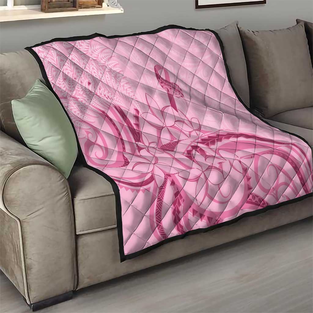 Aotearoa Maori Quilt Pink Fern Ribbons - Aussie Hoodie