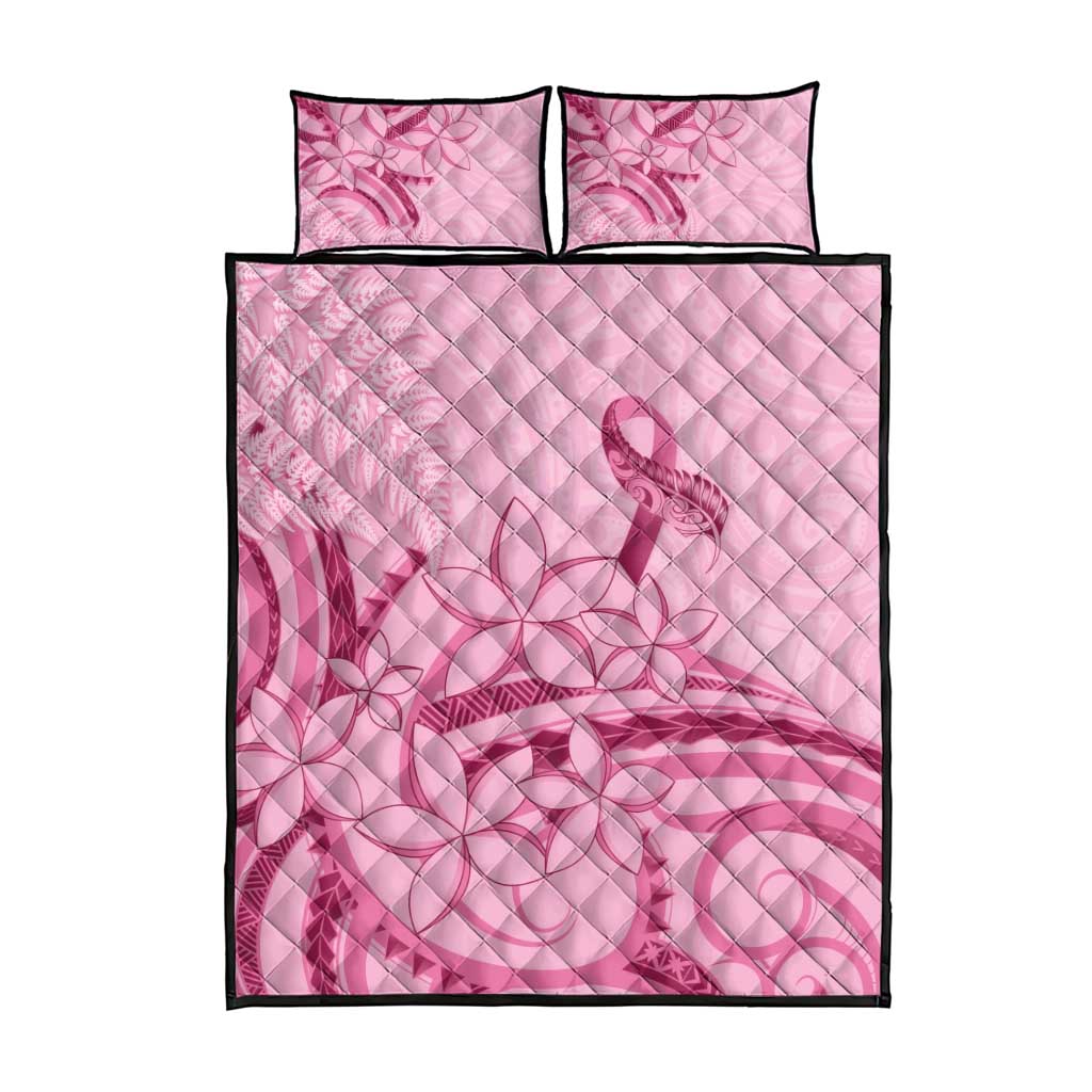 Aotearoa Maori Quilt Bed Set Pink Fern Ribbons - Aussie Hoodie