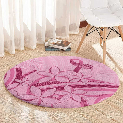 Aotearoa Maori Round Carpet Pink Fern Ribbons - Aussie Hoodie