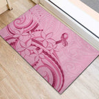 Aotearoa Maori Rubber Doormat Pink Fern Ribbons - Aussie Hoodie