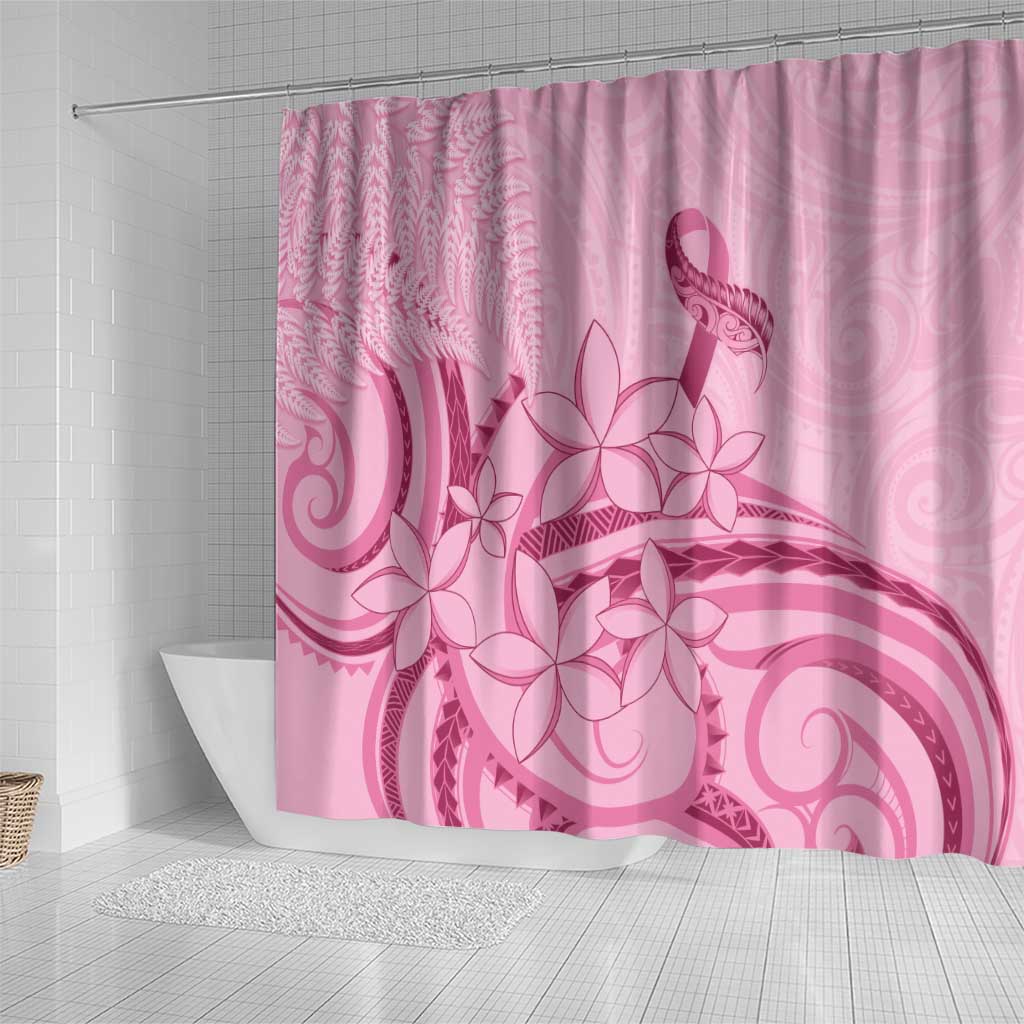 Aotearoa Maori Shower Curtain Pink Fern Ribbons - Aussie Hoodie