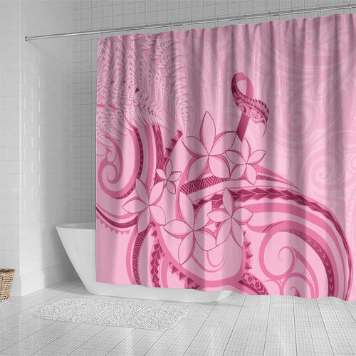 Aotearoa Maori Shower Curtain Pink Fern Ribbons - Aussie Hoodie