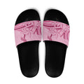 Aotearoa Maori Slide Sandals Pink Fern Ribbons - Aussie Hoodie
