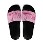Aotearoa Maori Slide Sandals Pink Fern Ribbons - Aussie Hoodie