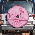 Aotearoa Maori Spare Tire Cover Pink Fern Ribbons - Aussie Hoodie