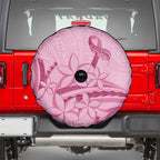 Aotearoa Maori Spare Tire Cover Pink Fern Ribbons - Aussie Hoodie