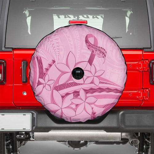 Aotearoa Maori Spare Tire Cover Pink Fern Ribbons - Aussie Hoodie