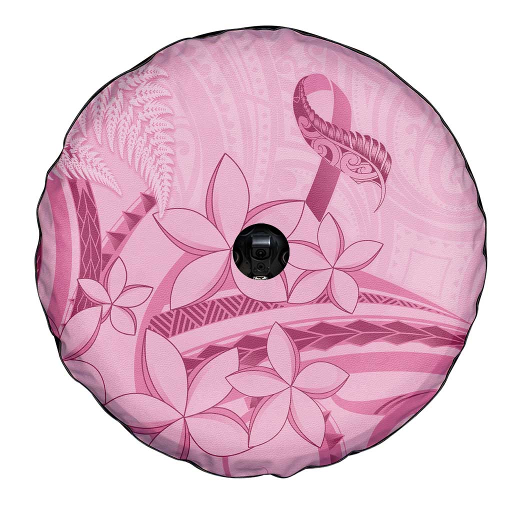 Aotearoa Maori Spare Tire Cover Pink Fern Ribbons - Aussie Hoodie