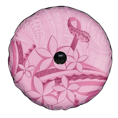 Aotearoa Maori Spare Tire Cover Pink Fern Ribbons - Aussie Hoodie