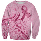 Aotearoa Maori Sweatshirt Pink Fern Ribbons - Aussie Hoodie