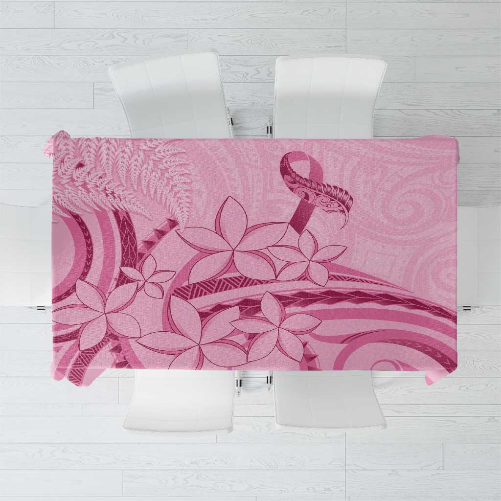 Aotearoa Maori Tablecloth Pink Fern Ribbons - Aussie Hoodie