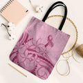 Aotearoa Maori Tote Bag Pink Fern Ribbons - Aussie Hoodie