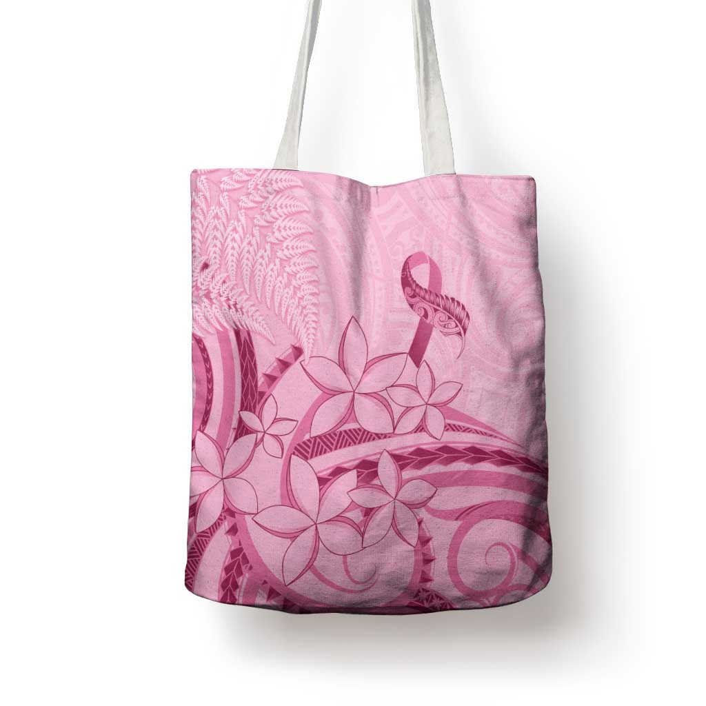 Aotearoa Maori Tote Bag Pink Fern Ribbons - Aussie Hoodie