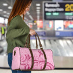 Aotearoa Maori Travel Bag Pink Fern Ribbons - Aussie Hoodie