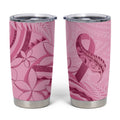 Aotearoa Maori Tumbler Cup Pink Fern Ribbons - Aussie Hoodie