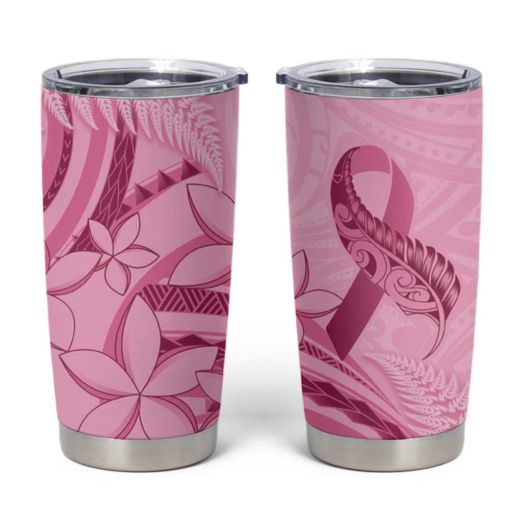 Aotearoa Maori Tumbler Cup Pink Fern Ribbons - Aussie Hoodie