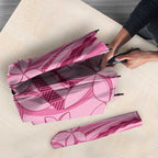 Aotearoa Maori Umbrella Pink Fern Ribbons - Aussie Hoodie