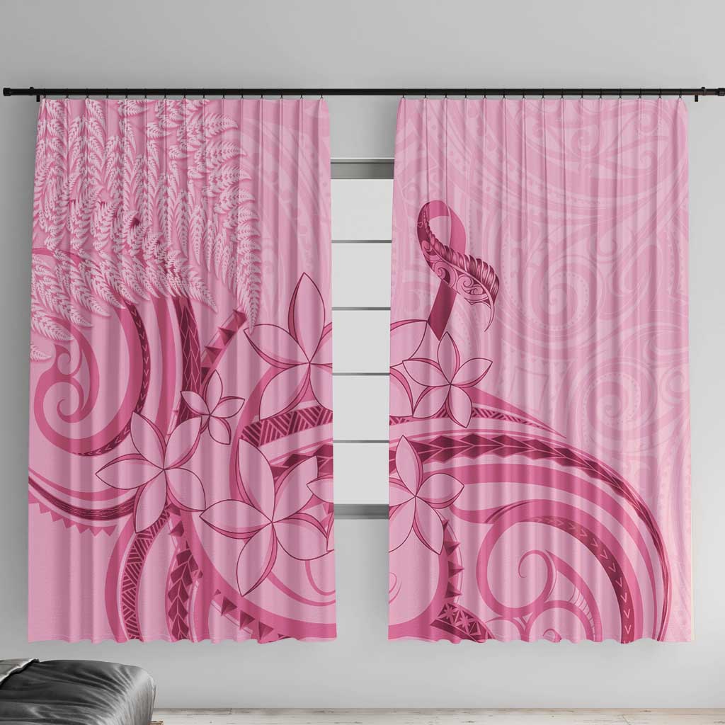 Aotearoa Maori Window Curtain Pink Fern Ribbons - Aussie Hoodie