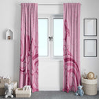 Aotearoa Maori Window Curtain Pink Fern Ribbons - Aussie Hoodie
