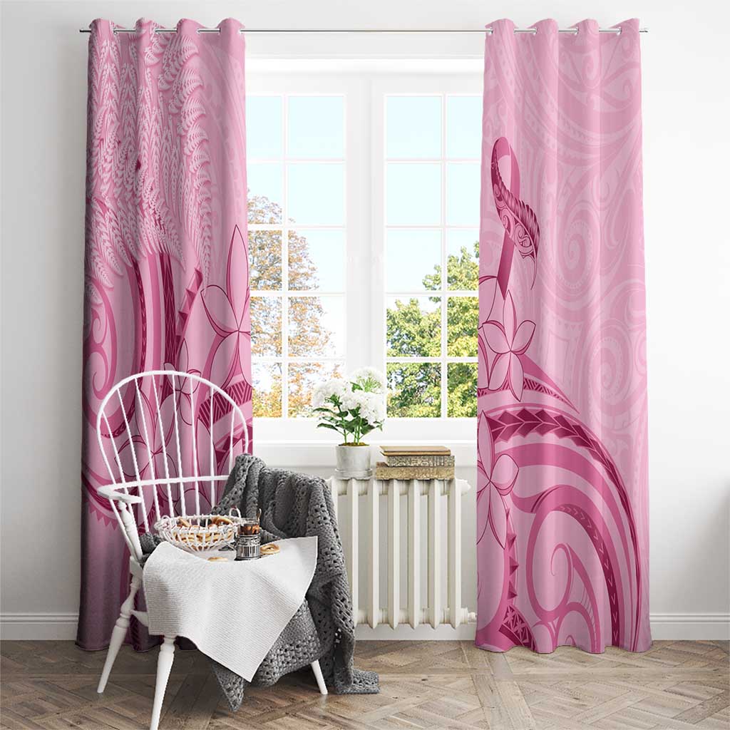 Aotearoa Maori Window Curtain Pink Fern Ribbons - Aussie Hoodie