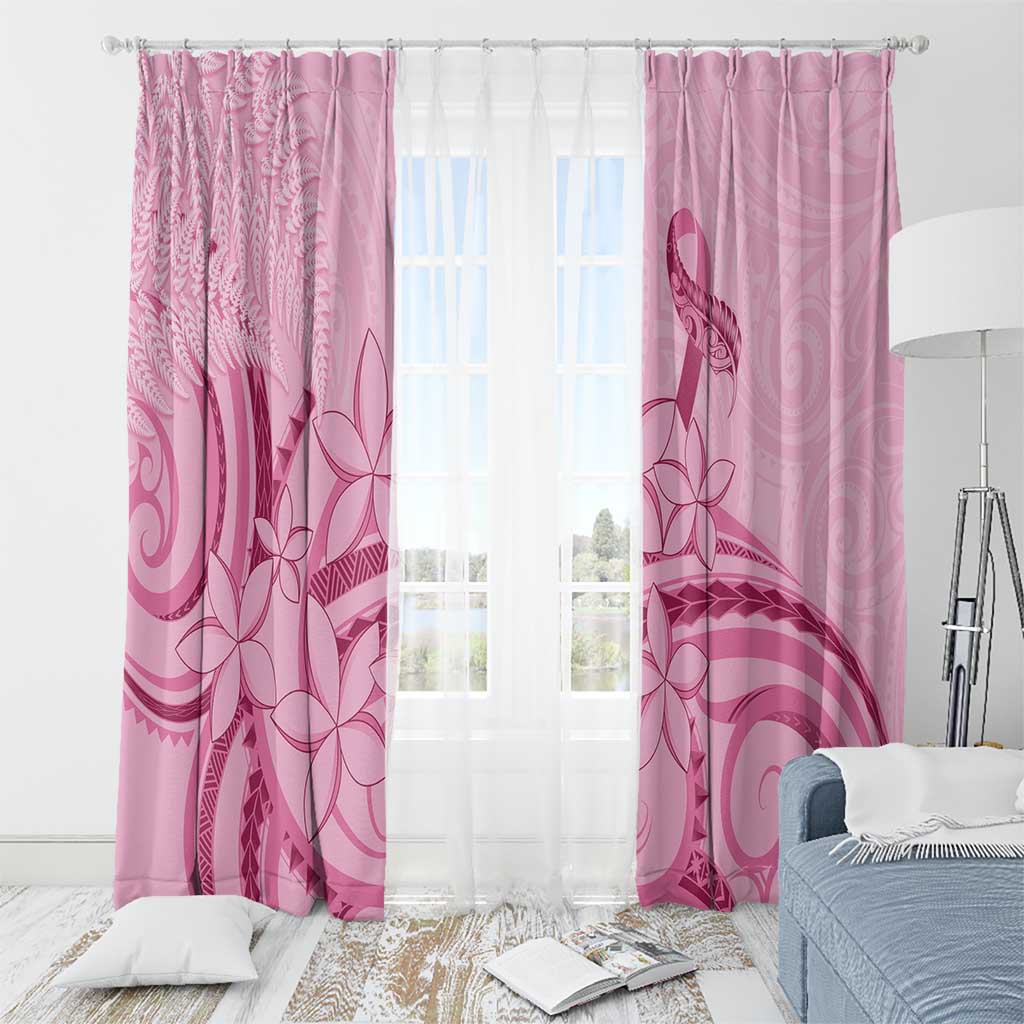 Aotearoa Maori Window Curtain Pink Fern Ribbons - Aussie Hoodie