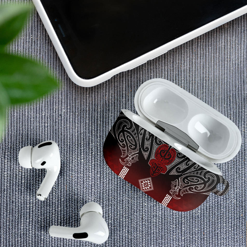Aotearoa Maori Iwi Heritage AirPods Case Ngapuhi Kokowai