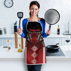 Aotearoa Maori Iwi Heritage Apron Ngapuhi Kokowai