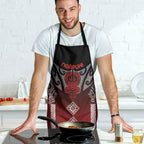 Aotearoa Maori Iwi Heritage Apron Ngapuhi Kokowai