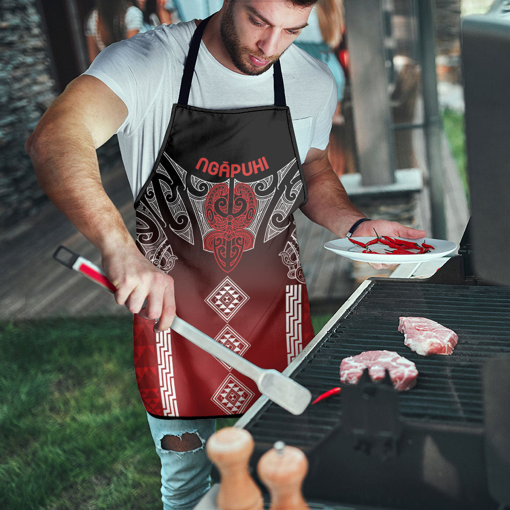 Aotearoa Maori Iwi Heritage Apron Ngapuhi Kokowai