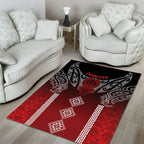 Aotearoa Maori Iwi Heritage Area Rug Ngapuhi Kokowai