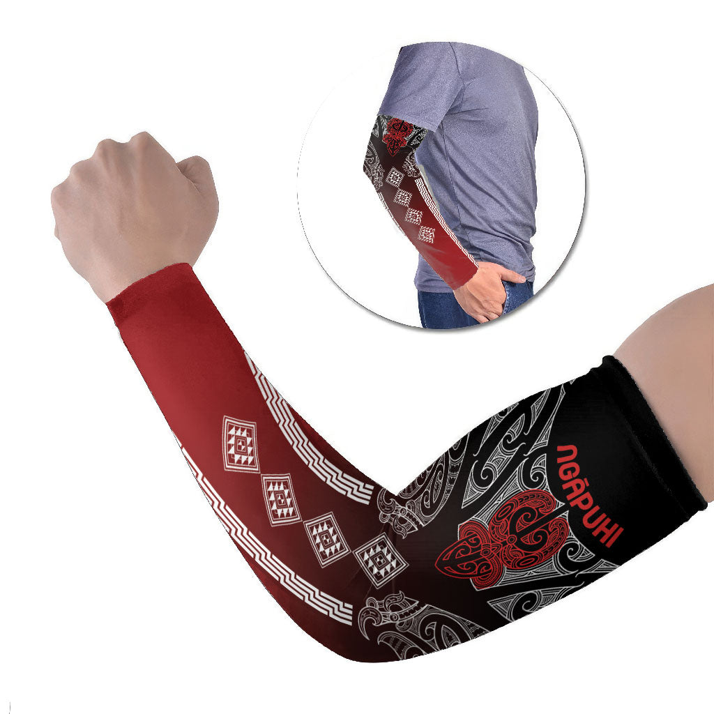 Aotearoa Maori Iwi Heritage Arm Sleeves Ngapuhi Kokowai