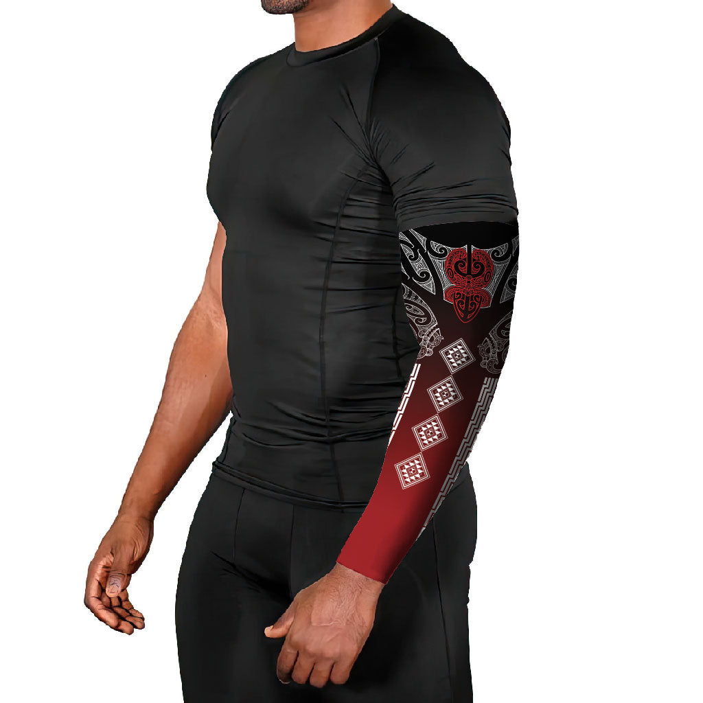 Aotearoa Maori Iwi Heritage Arm Sleeves Ngapuhi Kokowai