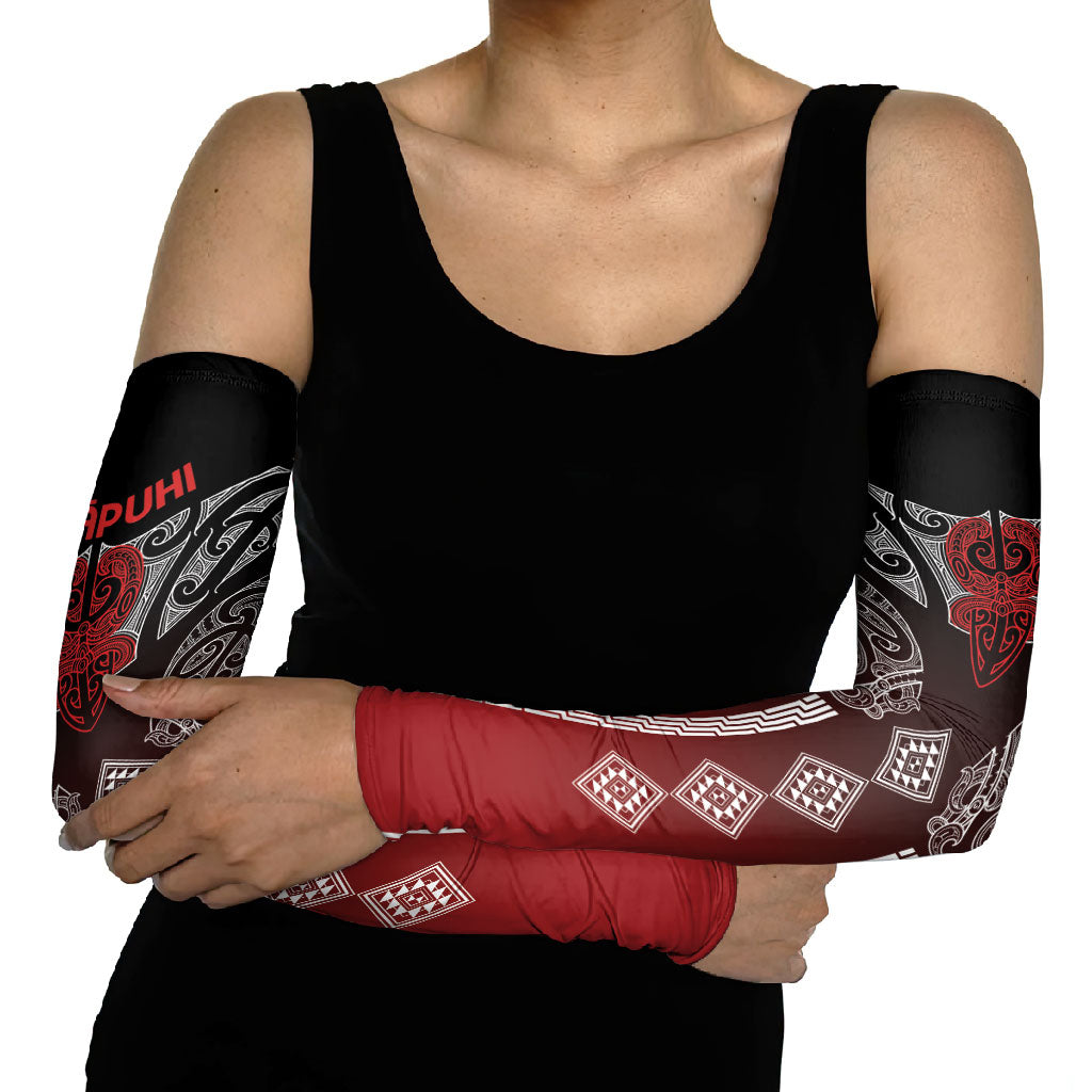 Aotearoa Maori Iwi Heritage Arm Sleeves Ngapuhi Kokowai