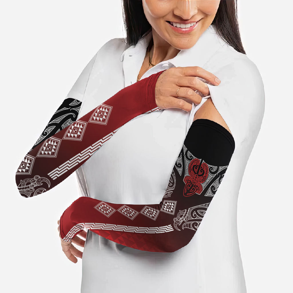 Aotearoa Maori Iwi Heritage Arm Sleeves Ngapuhi Kokowai