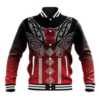 Aotearoa Maori Iwi Heritage Baseball Jacket Ngapuhi Kokowai