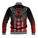 Aotearoa Maori Iwi Heritage Baseball Jacket Ngapuhi Kokowai