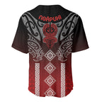 Aotearoa Maori Iwi Heritage Baseball Jersey Ngapuhi Kokowai