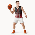 Aotearoa Maori Iwi Heritage Basketball Jersey Ngapuhi Kokowai