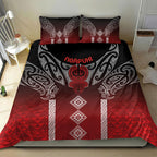 Aotearoa Maori Iwi Heritage Bedding Set Ngapuhi Kokowai