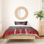 Aotearoa Maori Iwi Heritage Bedding Set Ngapuhi Kokowai