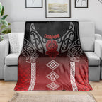Aotearoa Maori Iwi Heritage Blanket Ngapuhi Kokowai