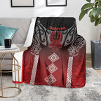 Aotearoa Maori Iwi Heritage Blanket Ngapuhi Kokowai