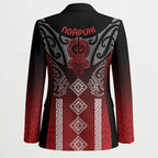 Aotearoa Maori Iwi Heritage Blazer Ngapuhi Kokowai