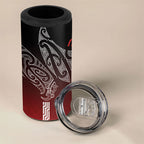 Aotearoa Maori Iwi Heritage 4 in 1 Can Cooler Tumbler Ngapuhi Kokowai
