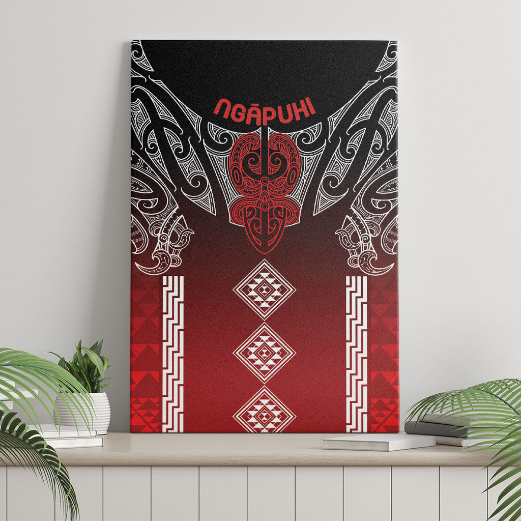 Aotearoa Maori Iwi Heritage Canvas Wall Art Ngapuhi Kokowai