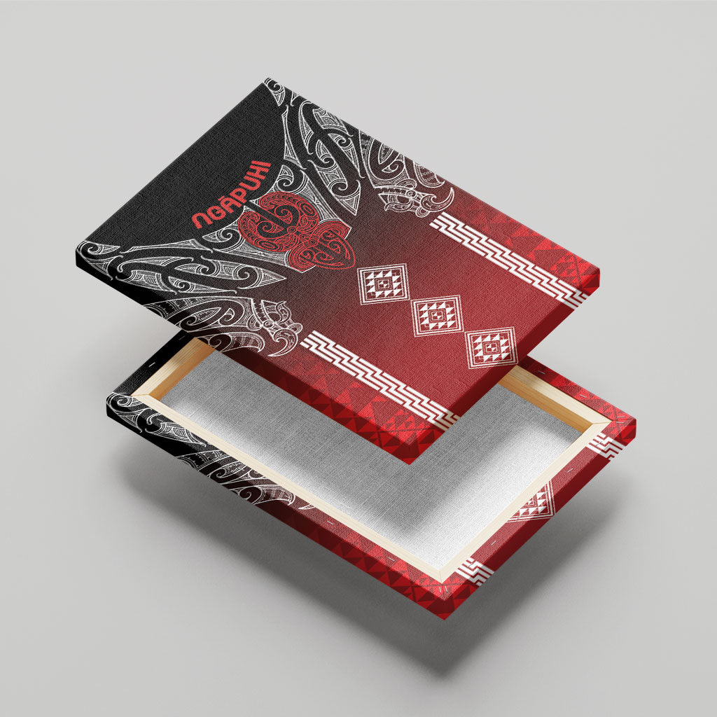 Aotearoa Maori Iwi Heritage Canvas Wall Art Ngapuhi Kokowai