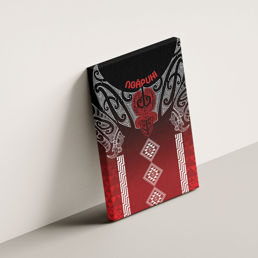 Aotearoa Maori Iwi Heritage Canvas Wall Art Ngapuhi Kokowai
