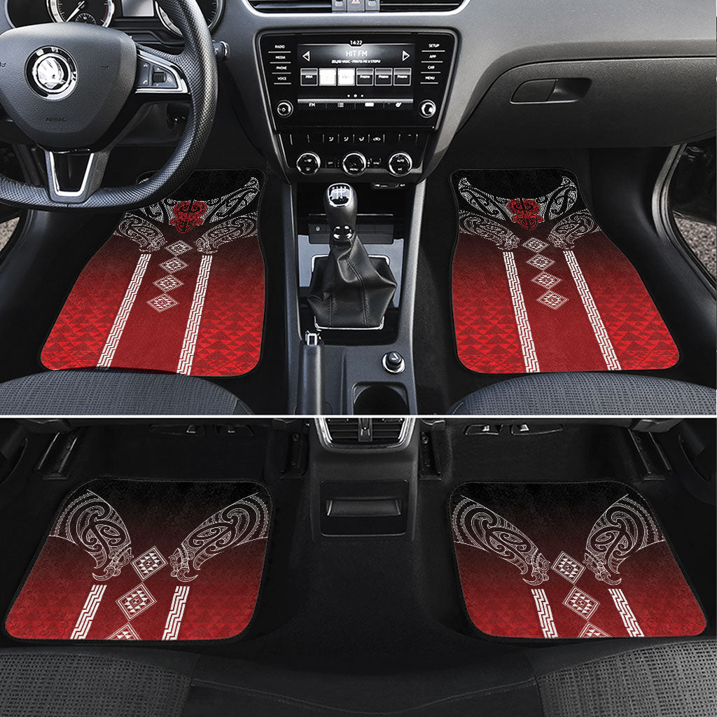 Aotearoa Maori Iwi Heritage Car Mats Ngapuhi Kokowai