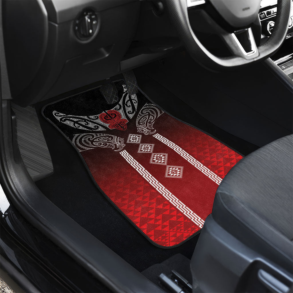 Aotearoa Maori Iwi Heritage Car Mats Ngapuhi Kokowai